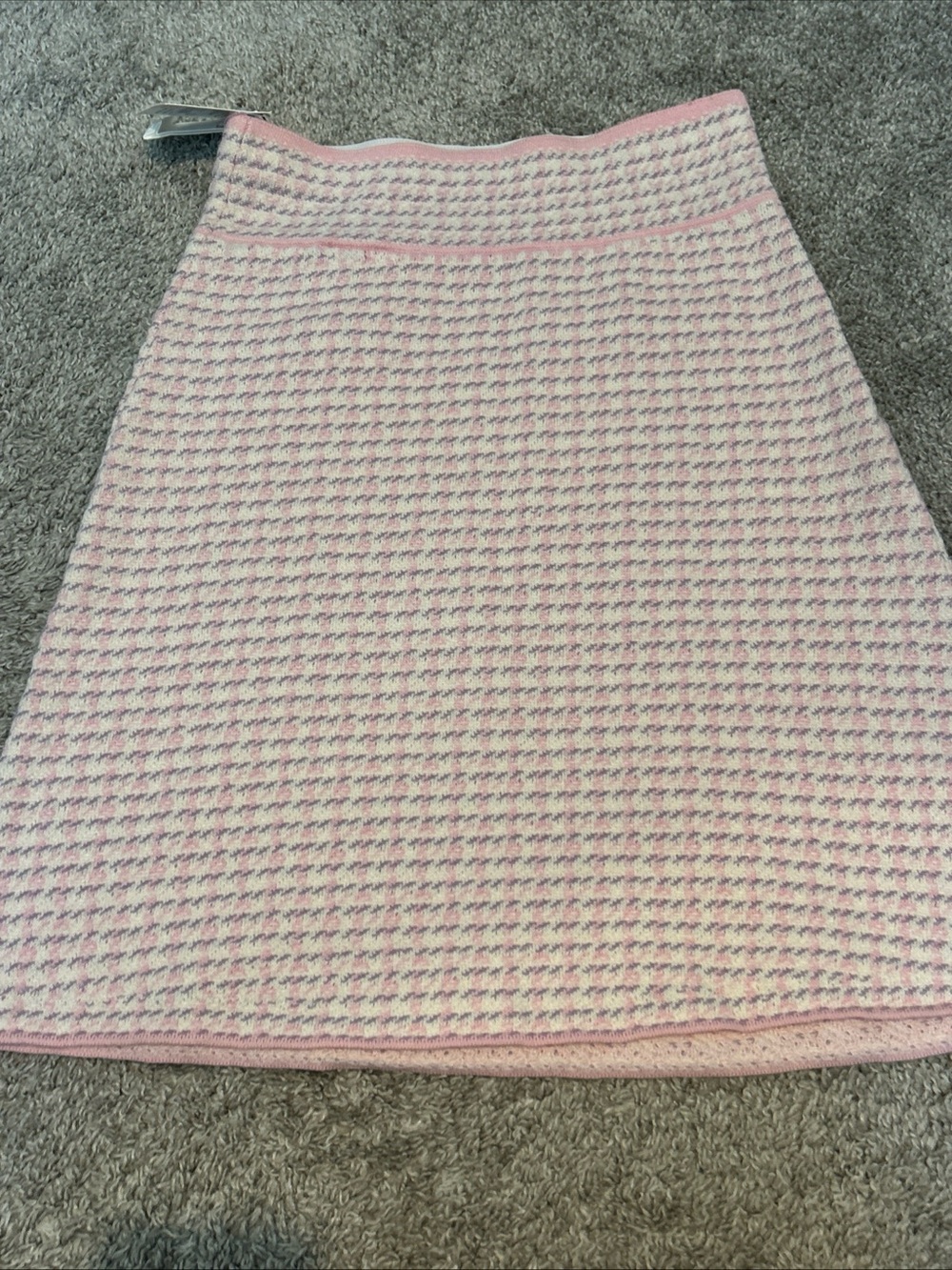 Sandro Paris Blandine Skirt 1 Daniella Top 2 Pink Purple Tweed Set Size S/M $485 - Picture 7 of 7